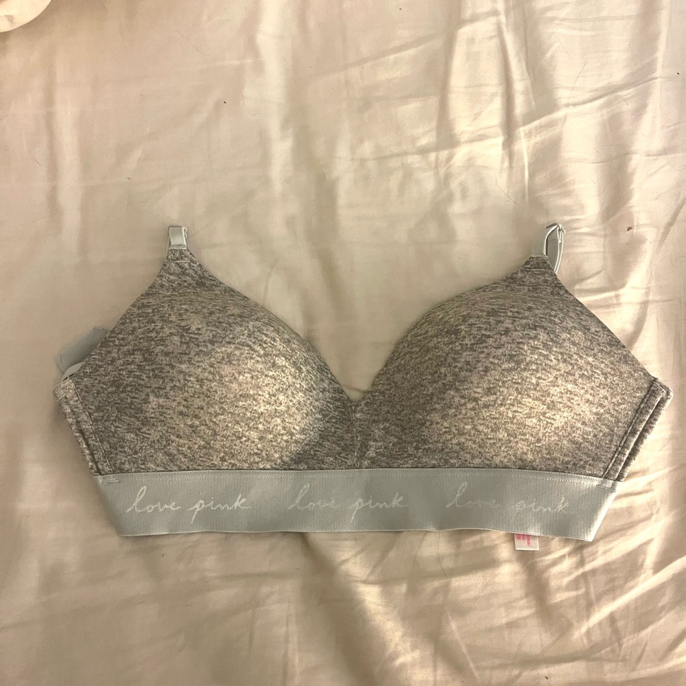 Victoria secret grey wireless bra
